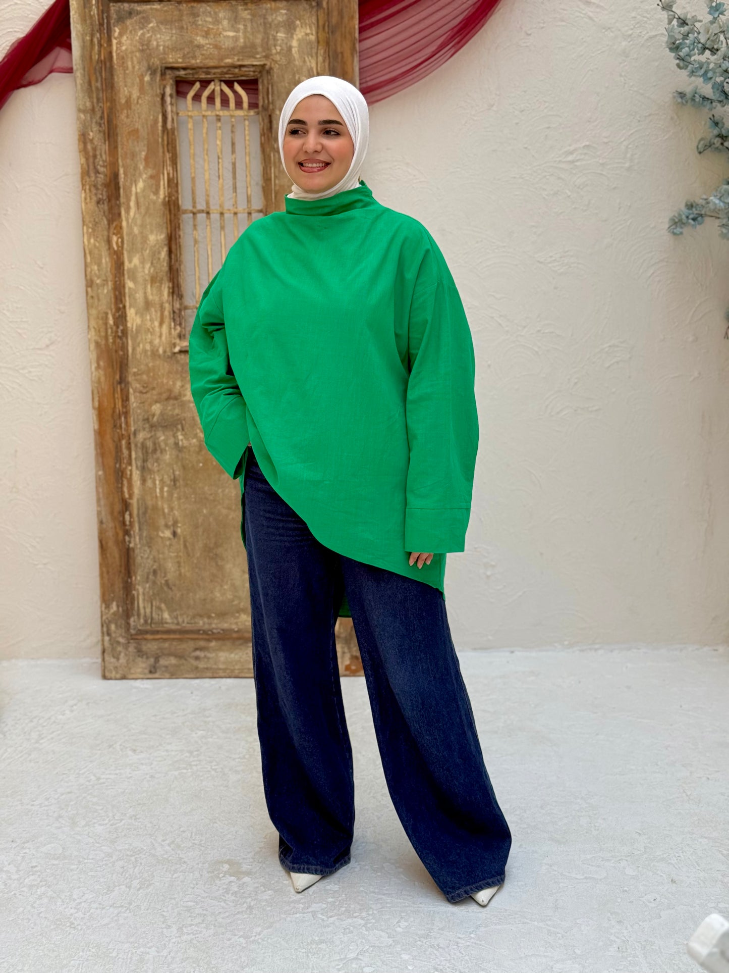 Sage Blouse  – Jade Green