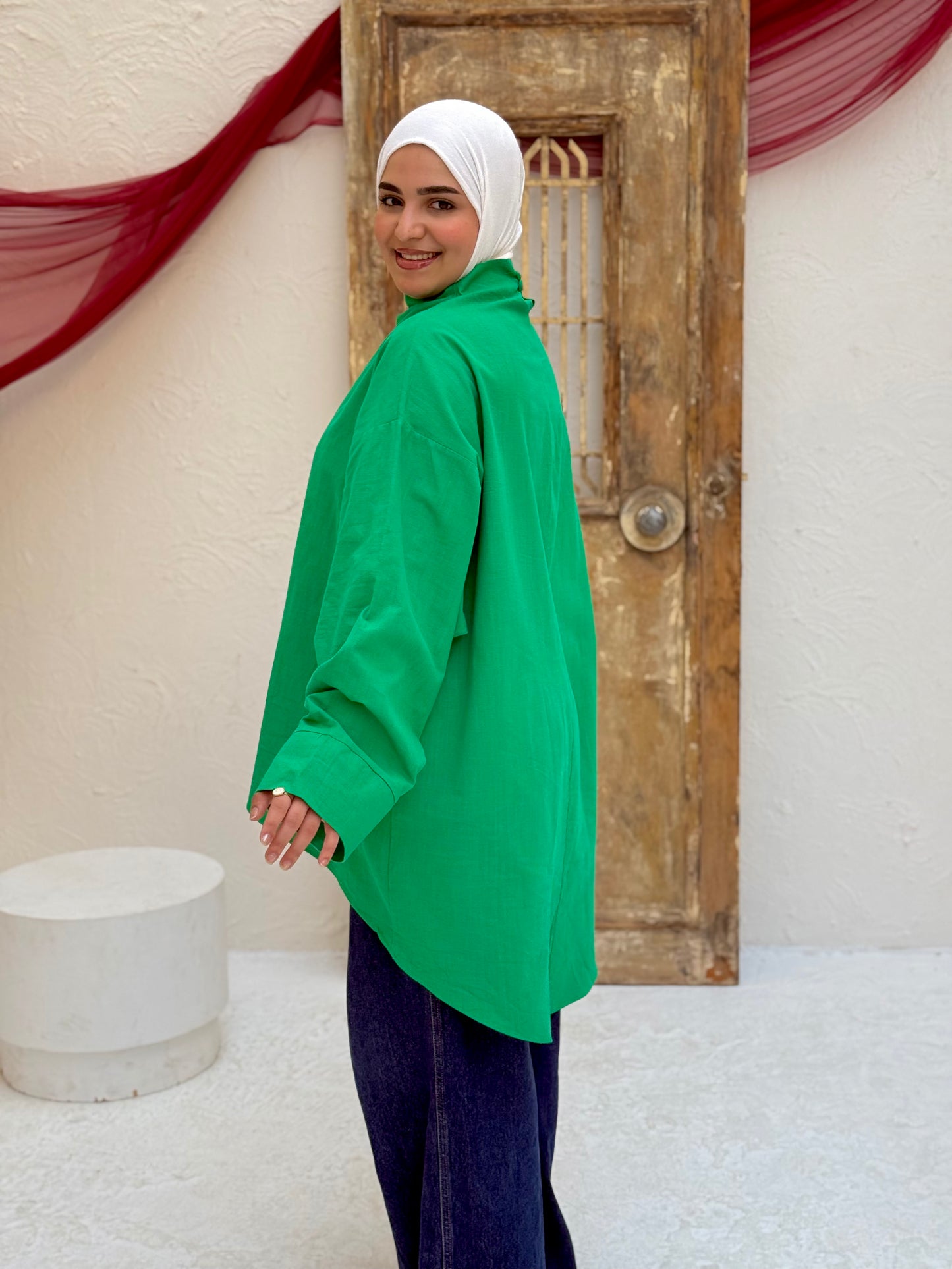 Sage Blouse  – Jade Green