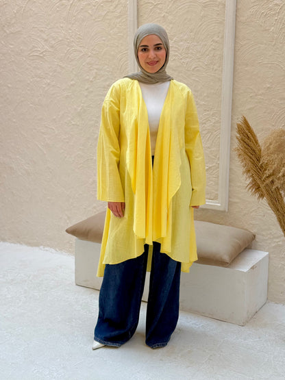 Sway Cardigan – Pastel Yellow