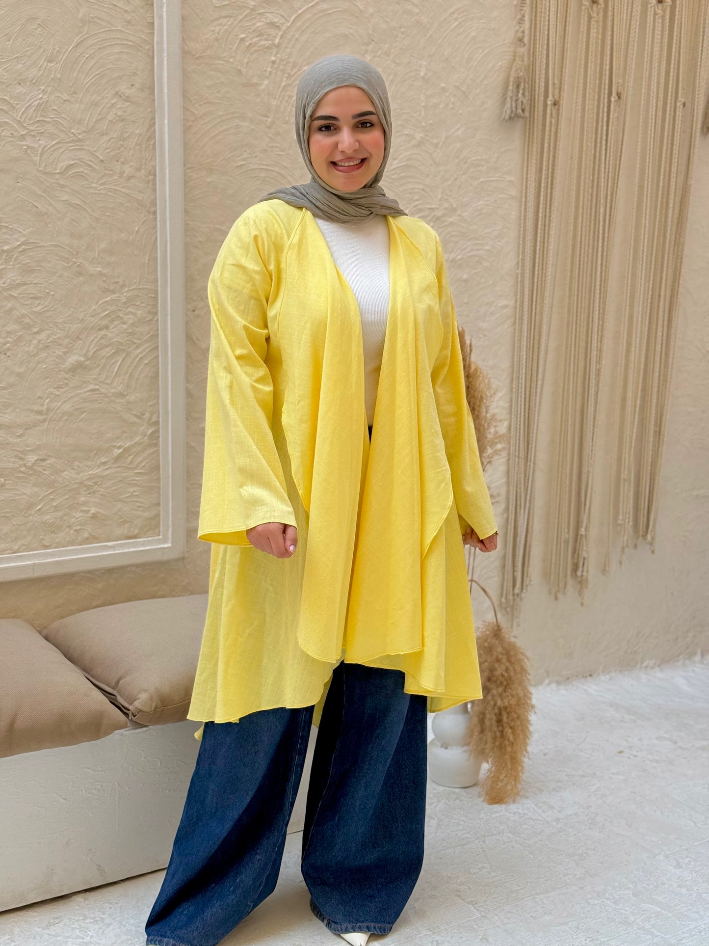 Sway Cardigan – Pastel Yellow