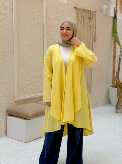 Sway Cardigan – Pastel Yellow