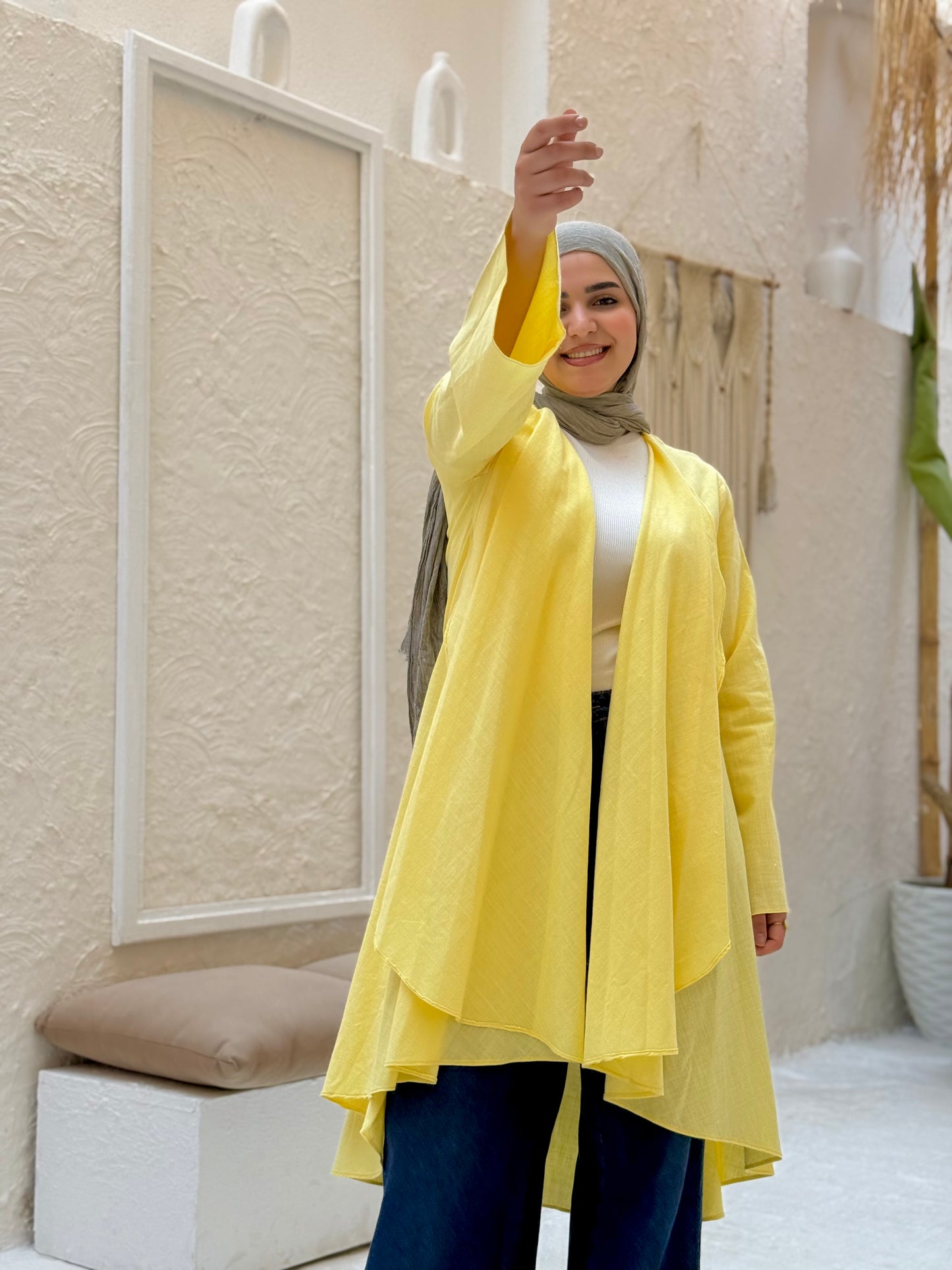 Sway Cardigan – Pastel Yellow