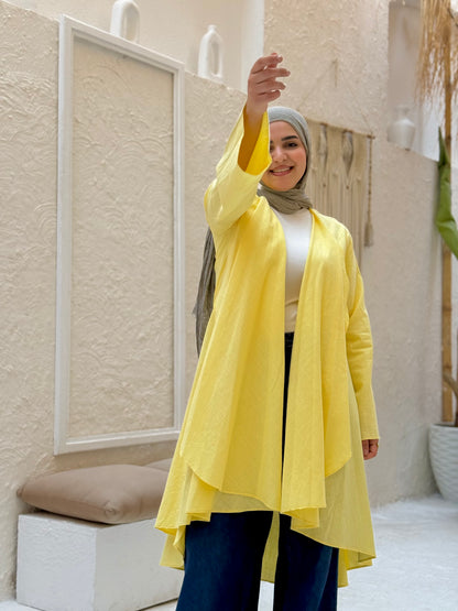 Sway Cardigan – Pastel Yellow